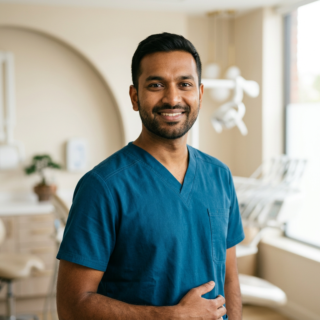 Portrait of Dr. Arjun Mehta